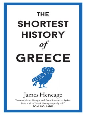 cover image of The Shortest History of Greece